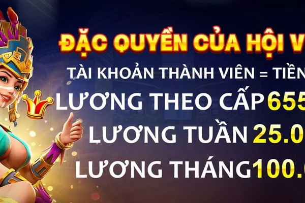 Thưởng sinh nhật và VIP lucky8